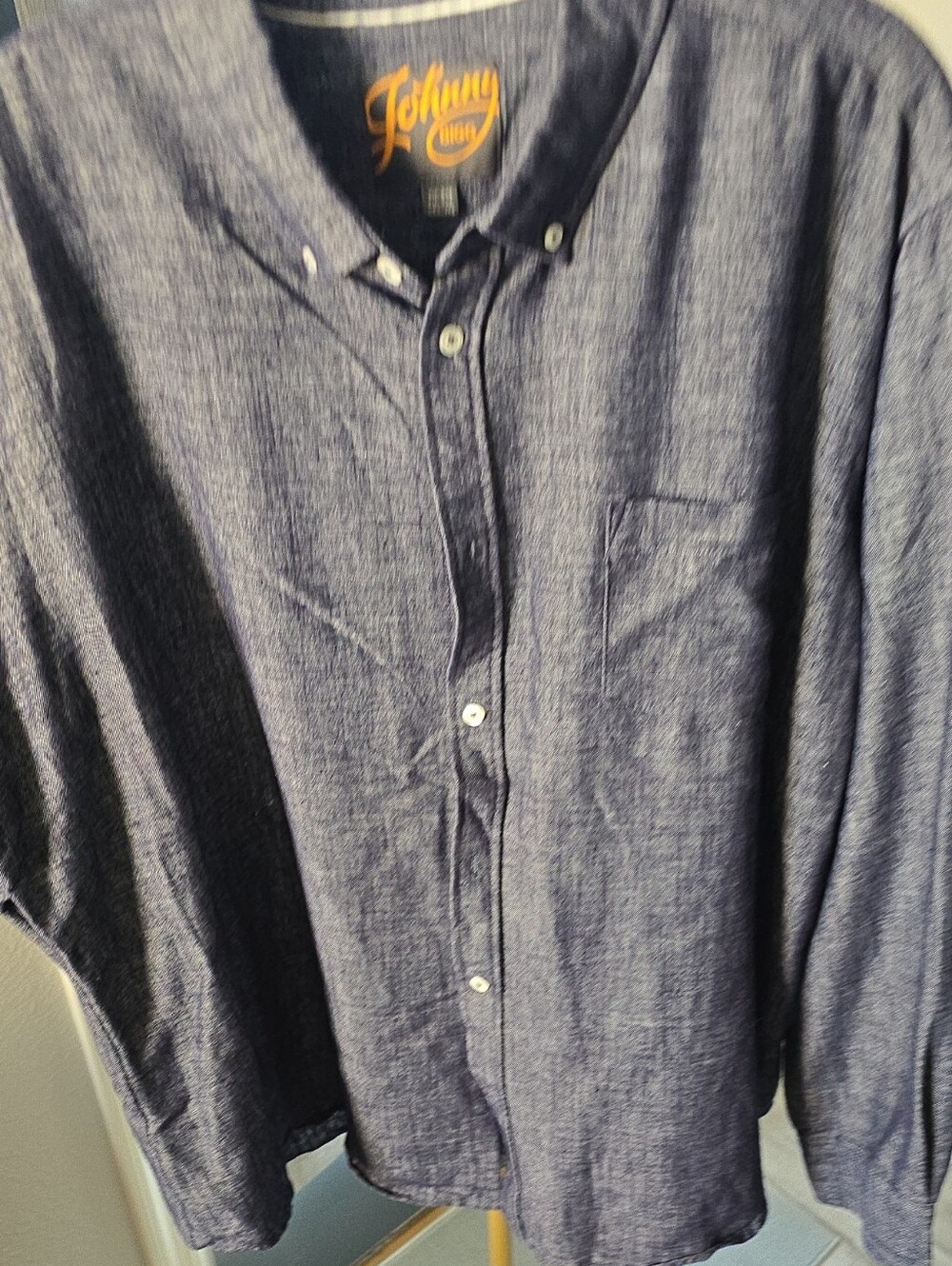 Johnny Was Men's Dark Navy Button-Down Shirt